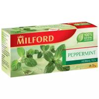 Чайный напиток травяной Milford Peppermint в пакетиках, 20 пак