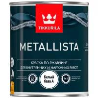 Краска для металла по ржавчине 3в1 Metallista TIKKURILA 0,9 л белая (база А)