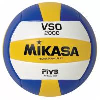 Волейбольный мяч Mikasa VSO2000 белый/желтый/синий