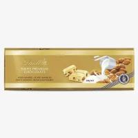 Шоколад Lindt SWISS PREMIUM белый с миндалем 300гр (Швейцария)