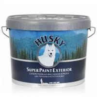 Краска акриловая HUSKY Super Paint Exterior фасадная матовая белый 10 л