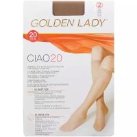 Гольфы Golden Lady, 20 den, 2 пары, размер 0 (one size), бежевый, коричневый