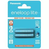 Аккумулятор ААА Eneloop Panasonic BK-4LCCE/2BE HR03-2BL Lite 550мА/ч в блистере 2шт