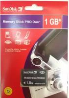 Карта памяти SanDisk Memory Stick Pro Duo 1 ГБ