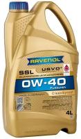 Моторное масло Ravenol Super Synthetik Oel SSL 0W-40 синтетическое 4 л