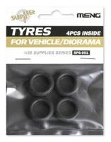 SPS-001 Tyres for Vehicle/Diorama (4pcs)