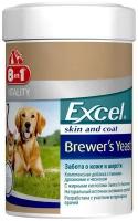 Пивные дрожжи 8in1 Excel Brewers Yeast для кошек и собак, 140 таблеток