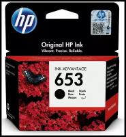 Картридж HP 3YM75AE № 653 черный для Deskjet 6475/6075 (360стр.)