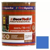 Эмаль DecoTech Professional ПФ-115 Ral 5012 голубая глянцевая 0,9 кг