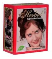 хна для волос Суприм Ред марки Хербул (Suprime Red henna Herbul), 60 грамм