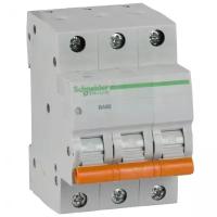 Автоматический выключатель Systeme Electric (schneider Electric) SCHNEIDER ELECTRIC 3p C 10А 4.5кА BA63 домовой, 11222