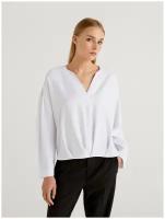 Блуза UNITED COLORS OF BENETTON, размер S, белый