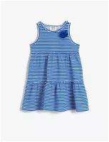 Платье KOTON GIRLS, 1YKG87155OK, цвет: MARINE STRIPE, размер: 11-12