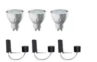 Paulmann Лампа светодиодная Paulmann 2Easy Basis LED Рефлекторная D51 3.5Вт 140Лм 3000К Не дим Наб. 3шт 92606, GU10, 3.5 Вт, 3000, теплый белый, 3 шт