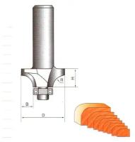 Фреза Globus 1017 R5 кромочная калевочная