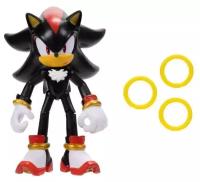 Фигурка Шедоу (Shadow) с золотыми кольцами супер Соник - Sonic The Hedgehog, Jakks Pacific