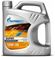 Масло моторное Gazpromneft Super 10W-30, 4л