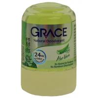 Дезодорант кристаллический натуральный Алоэ Вера Грейс | Grace Crystal Deodorant Aloe Vera, 50гр