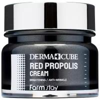 Farmstay Derma Cube Red Propolis Крем для лица с экстрактом прополиса и гибискуса