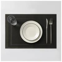 Салфетка сервировочная на стол «Окно», 45×30 см, цвет тёмно-коричневый