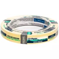 Малярная лента Blue Dolphin Masking Tape, желтая, 19мм х 50м