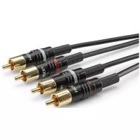 Кабель аудио 2xRCA - 2xRCA Sommer Cable HBP-C2-0150 1.5m