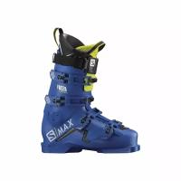 Горнолыжные ботинки Salomon S/Max 130 Carbon Raceblue/Acid Green