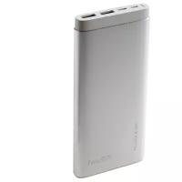 Внешний аккумулятор повербанк FaisON FS- PB-902, Classic, 10000 mAh, серебряный