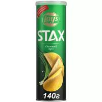 Чипсы Lay's Stax картофельные Зеленый лук, 140 г