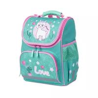 Пифагор Ранец Basic Baby lama (229934), бирюзовый