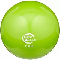 Медбол Lite Weights 3кг 1703LW, салатовый