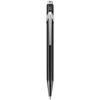 Шариковая ручка Caran d`Ache Ручка шариковая Carandache Office Popline Metal-X Black Metallic M синие чернила