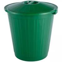 Бак Элластик-Пласт с крышкой, 50 л зелёный(цвет может отличаться)