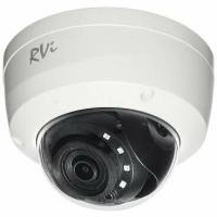 Видеокамера IP купольная RVi-1NCD2024 (2.8) white со встроенным микрофоном