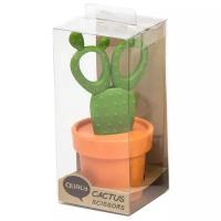 Qualy Ножницы Cactus оранжевый/зеленый
