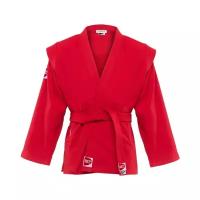 Куртка для самбо Junior Scj-2201, красный, р.00/120