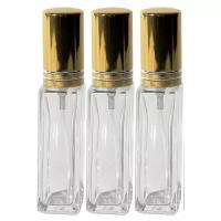 Флакон Aromaprovokator стекло спрей золото 8 ml набор 3 шт