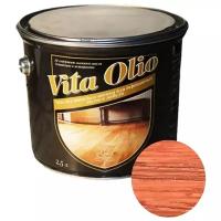 Масло-воск Живая краска VITA OLIO для паркета, лестниц и мебели, вишня, 2.5 л