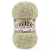 Пряжа Alize Angora Gold, 20 % шерсть, 1 % акрил, 100 г, 550 м, 1 шт., 267 оливковый 550 м