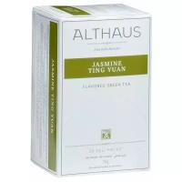 Чай зеленый Althaus Jasminе Ting Yuan в пакетиках, 20 пак