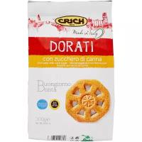 Печенье песочное Crich Dorati Biscuits с тростниковым сахаром, 300 г