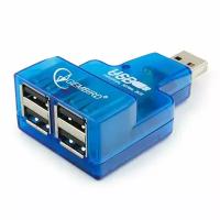 Концентратор USB 2.0 Gembird UHB-CN224, 4 порта, мини, для ноутбука