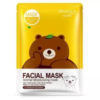 BioAqua Освежающая маска Animal Face Bear, 30 г