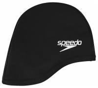 Шапочка для плавания детская SPEEDO Polyester Cap Jr, арт.8-710110001, черный, полиэстер