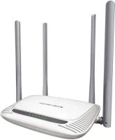 Wi-Fi роутер, MERCUSYS, роутер беспроводной, 2.4 ГГц, с 4-мя внешними антеннами, белый/серого цвета