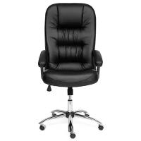 Кресло компьютерное Tetchair СН9944 экокожа хром черный