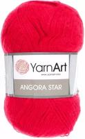 Пряжа Yarnart Angora Star красный (156), 20%шерсть/80%акрил, 500м, 100г, 1шт