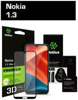 Защитное стекло Mobius для Nokia 1.3 3D Full Cover (Black)