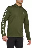 Джемпер/Asics/2011B239-302/KATAKANA WINTER 1/2 ZIP/зеленый/S