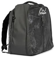 Сумка-рюкзак для ботинок горнолыж, сноуборд. + шлем + перчатки, цвет серый принт, Р-р 36х40х26 см